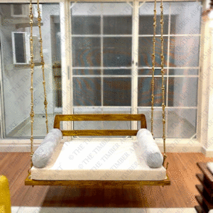 Abhijeet’s Teakwood Swing With Pure Brass Links