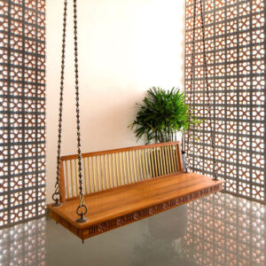 Kavitha Teakwood Swing With Pure Brass Links