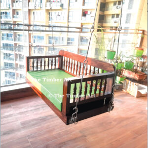 Ulhas Reversible Teakwood Swing wooden swing oonjal Zula